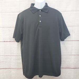 Perry Ellis U2 Under Golf Polo Black Shirt Men’s Large READ